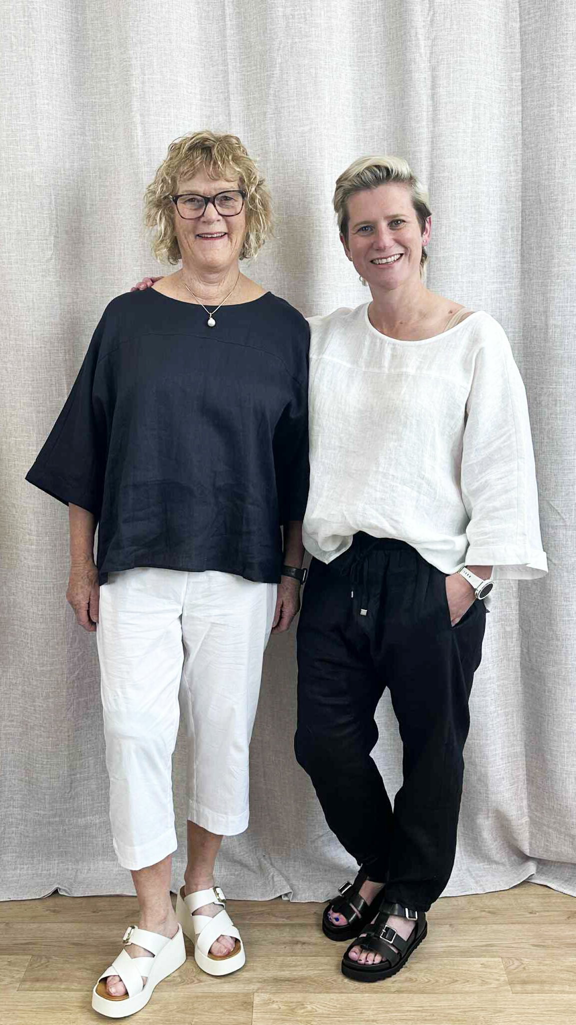 style items clothing on different bodies